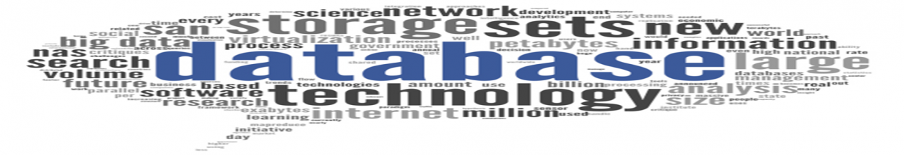Word Bubble with theme of Database, Information and Search